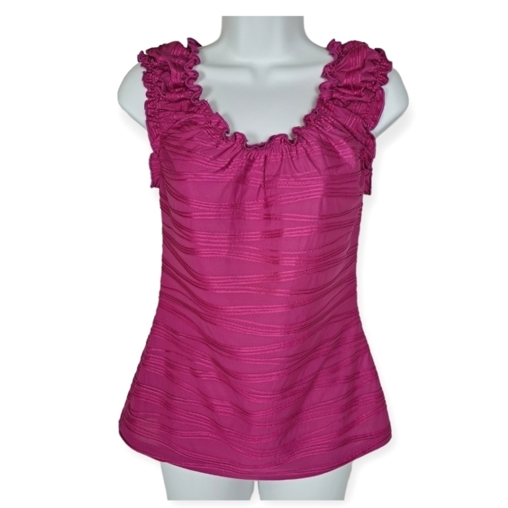 Frank Lyman Design Fuchsia‎ Tank Top
